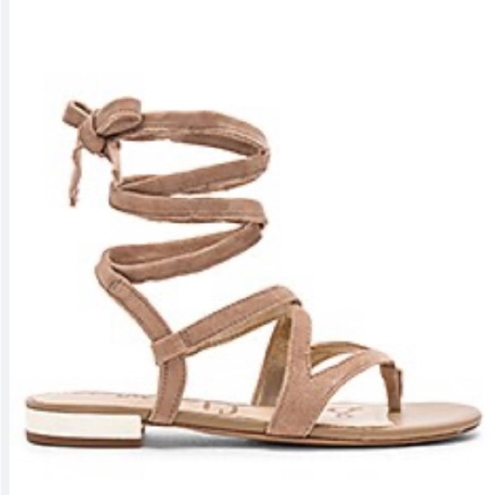 New Sam Edelman Davina Tie up Leather Sandals
